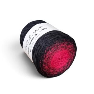 Mila špagáty 5mm OMBRE ploská - polyester